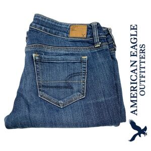 American Eagle Outfitters Women's Blue Jeans size 10x32